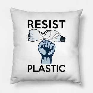 Resist Plastic Pollution Pillow