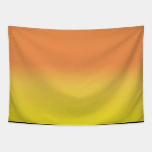 Yellow And Orange Gradient Color Tapestry