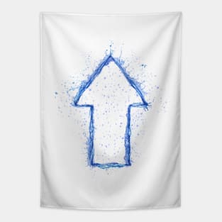 Water Arrow up Tapestry