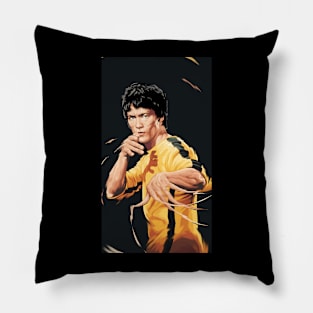 Vintage Bruce Movie Jeet Kune Do Be Water Lee Pillow