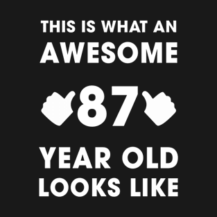 This Is What An Awesome 87 Years Old Looks Like T-Shirt