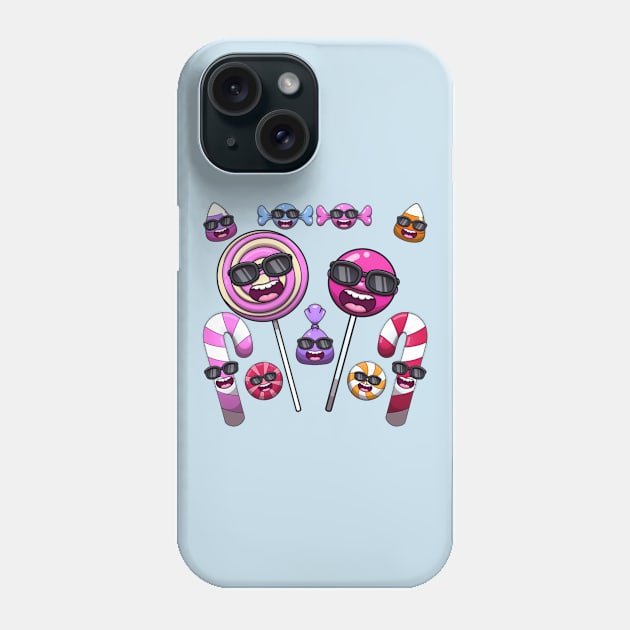 Cool Colorful Hard Candy Phone Case by TheMaskedTooner