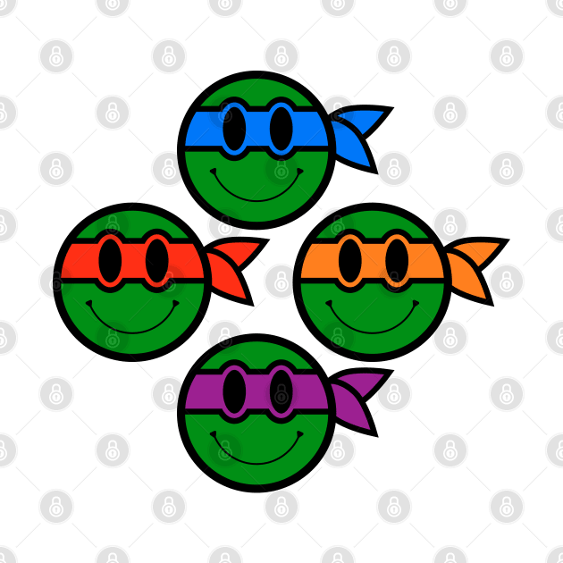 Smiling Ninja Turtles by Kings83