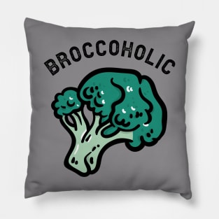 Broccoholic T-shirt Pillow