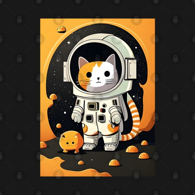 I'm Cat Astronaut, Funny Cat Floating Around The Planets - Love Cats by Freeman Thompson Weiner