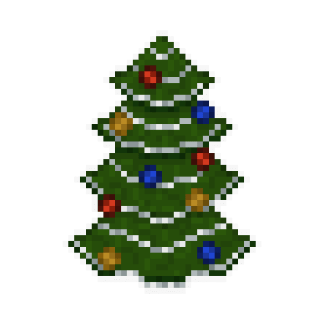 Pixel Christmas Tree by nochi