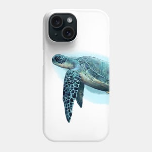 Sea turtle SCUBA Phone Case