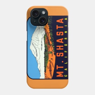 1960s Mount Shasta California Phone Case