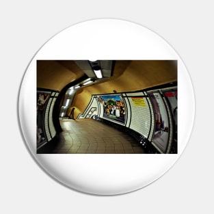 Empty London Underground Station England Pin