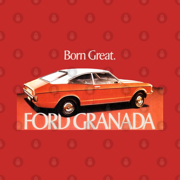 FORD GRANADA COUPE - advert by Throwback Motors