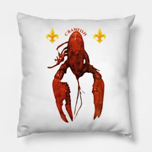 Crawfish Art Pillow