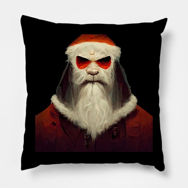 Evil Santa Claus Pillow by tunali