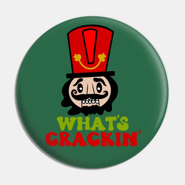 Nutcracker Christmas Cheering Pin by alcoshirts