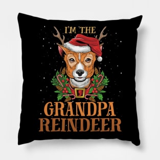 Im The Grandpa Reindeer Christmas Funny Pajamas Funny Christmas Gift Pillow