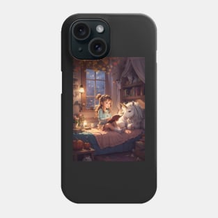 Cozy Reads in a Magical World Phone Case