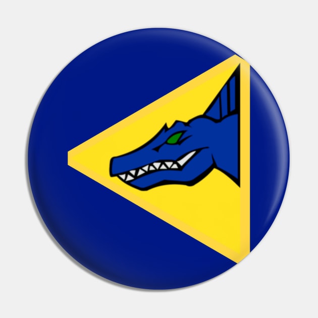 Kyoryu Navy Spino Pin by Javier Casillas