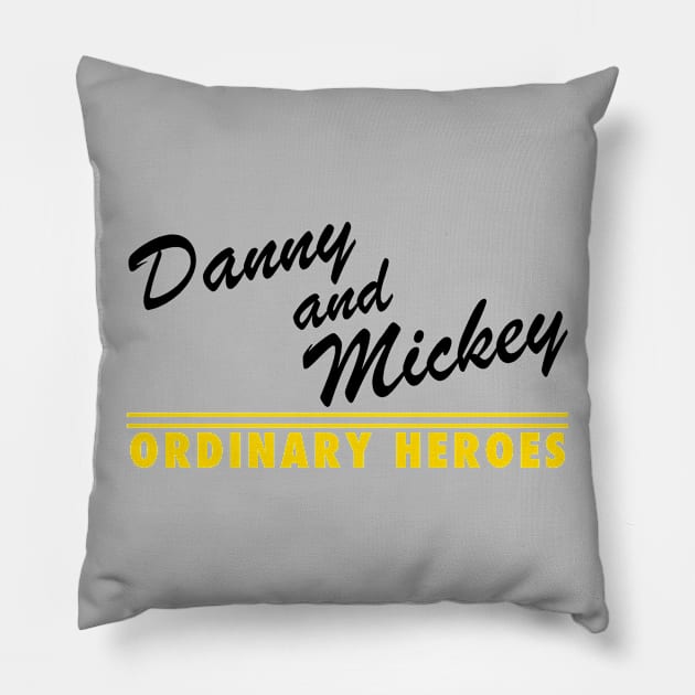 Danny and Mickey Script 2 Pillow by DannyAndMickey