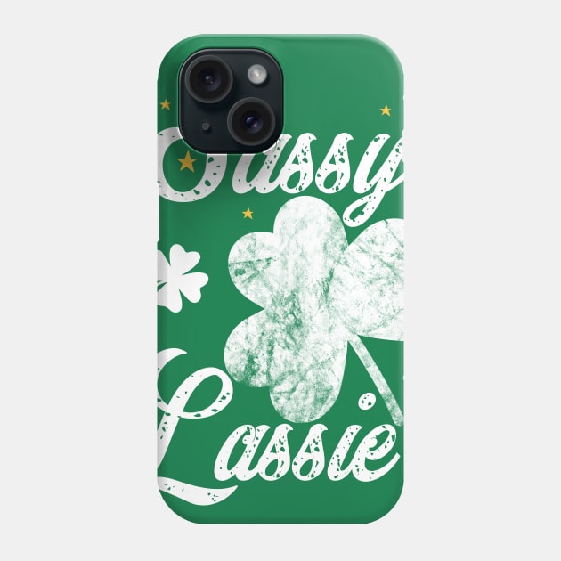 Sassie Lassie Drinking St. Patrick's Day Gift Phone Case by BadDesignCo