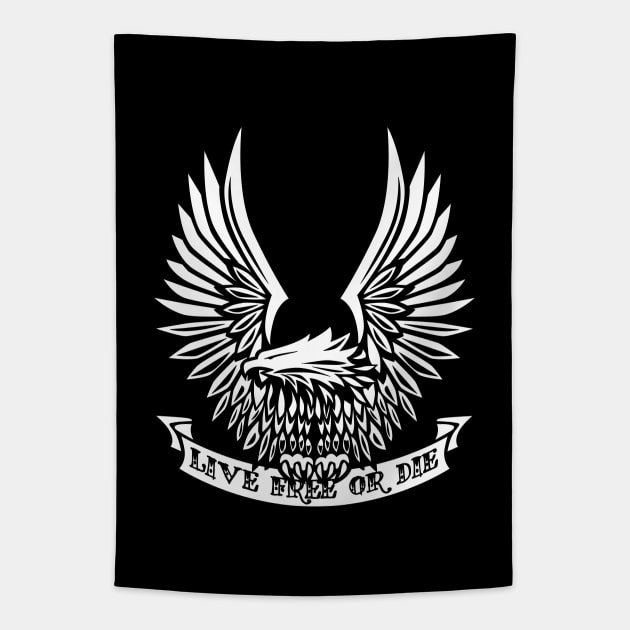 Live Free or Die Tapestry by hobrath