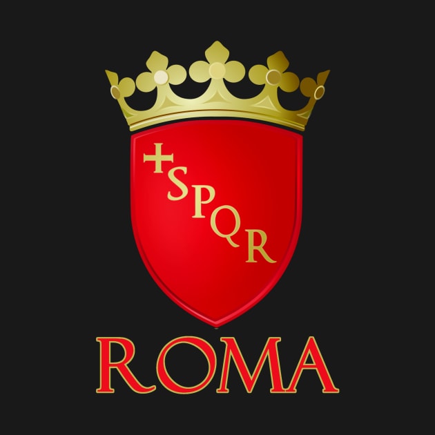 Roma (Rome) Italy - Coat of Arms Design by Naves