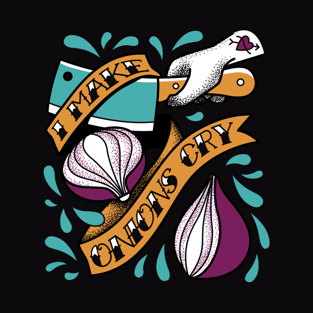 Vintage Tattoo // I Make Onions Cry by SLAG_Creative