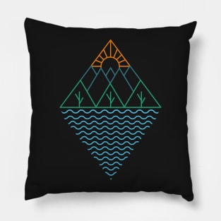 Minimalist Landscape Pillow