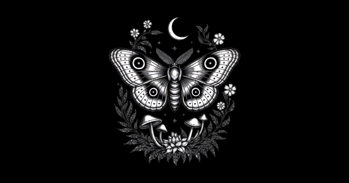 Fairycore Floral Moth Aesthetic Girls - Fairycore Floral Moth Aesthetic ...