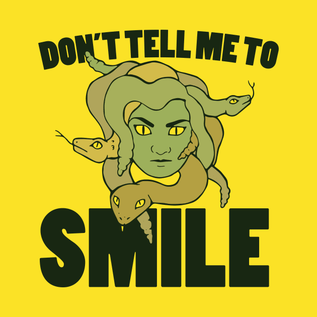 Don't tell me to smile Medusa by bubbsnugg