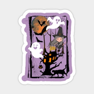 We've managed to add all the Spooky Halloween elements in a fun and playful way! Magnet