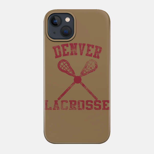 Vintage Denver Lacrosse - Denver Lacrosse - Phone Case