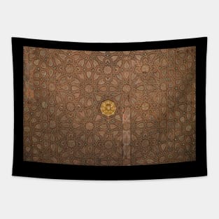 Symmetrical moorish pattern Tapestry