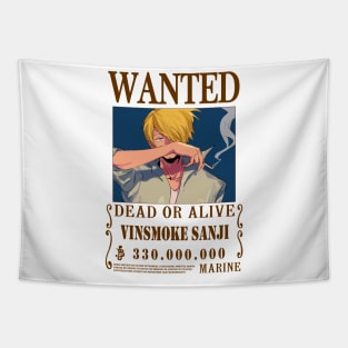 Vinsmoke Sanji One Piece Wanted Tapestry