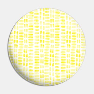 Abstract rectangles - lemon yellow Pin