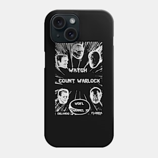 Count Warlock Horror Movie Host Wofl Orlando Phone Case