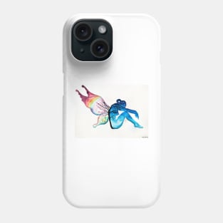 \don't cut my wings of dreaming when i am feeling blue Phone Case