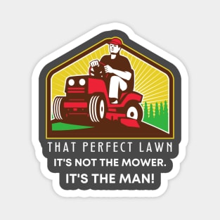 Funny Lawn Mowing Gift For Him Magnet