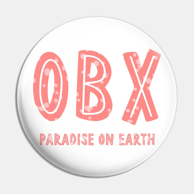 OBX - Paradise on Earth (Red-Dots) Pin by cartershart