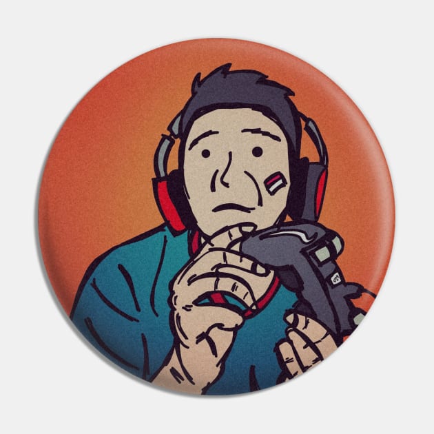 GAMERS Character Illustration Pin by Aldyz