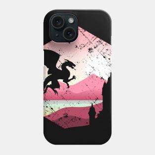 Dragon Castle Pink Sunrise Phone Case