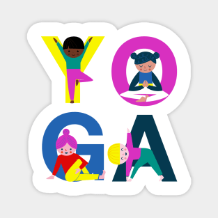 Yoga Kids! Magnet