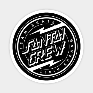 Santai Crew White Magnet