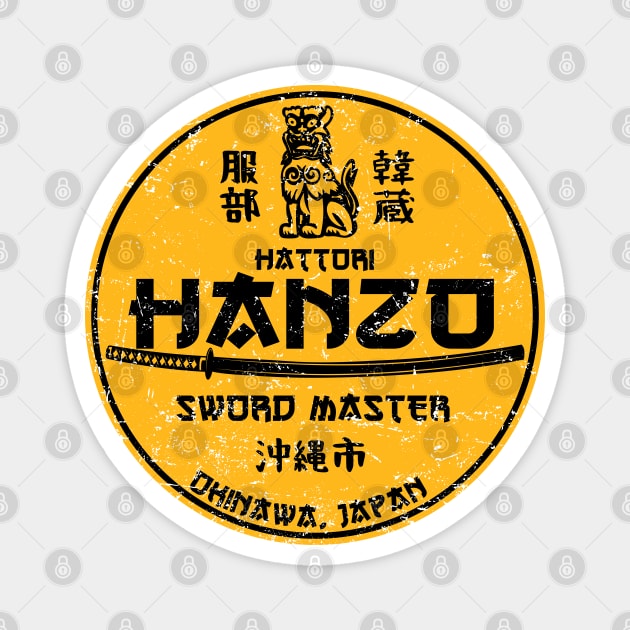 Hattori Hanzo Sword Master Magnet by SuperEdu