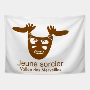 Jeune Sorcier - Vallée des Merveilles - marron Tapestry