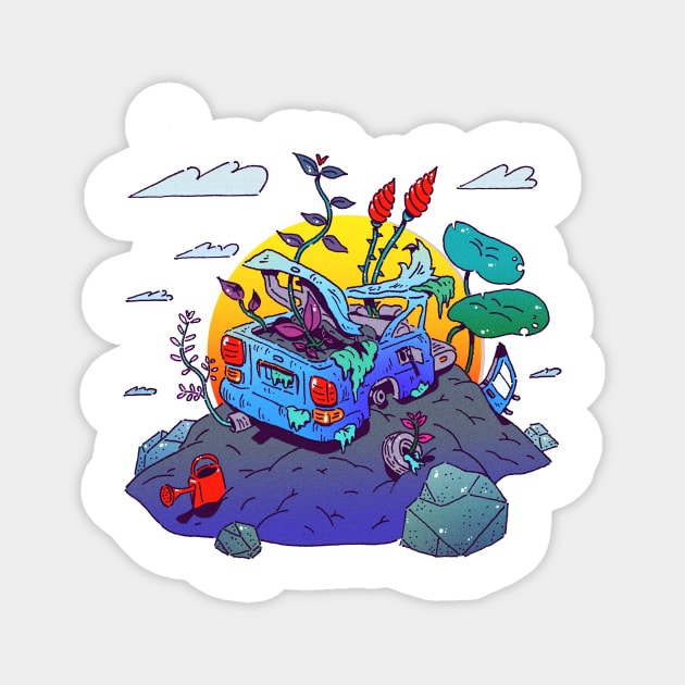 Decadent Garden Magnet by jaime_carras_