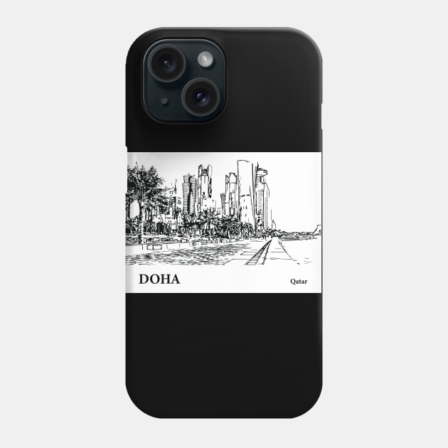 Doha - Qatar Phone Case by Lakeric