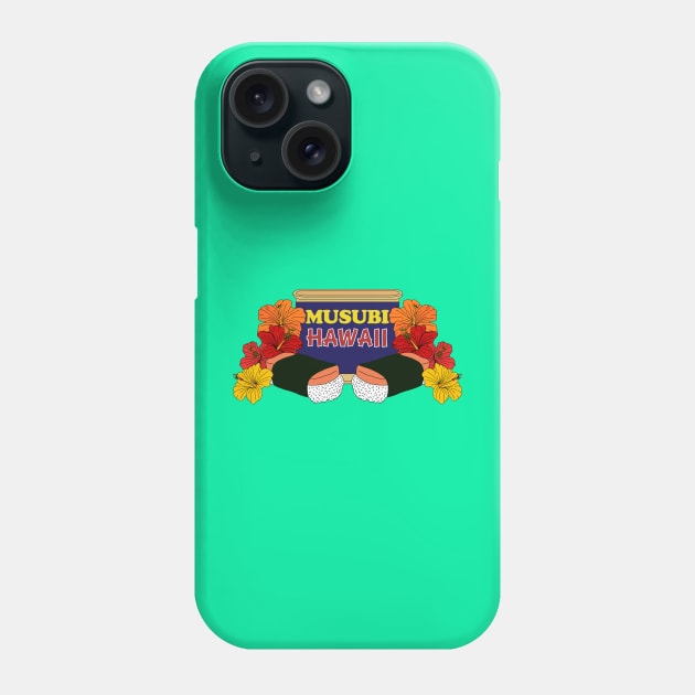 Hawaiian Musubi Canned Meat Phone Case by HotHibiscus