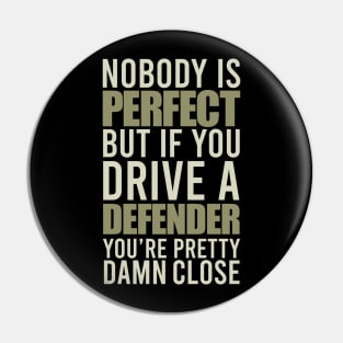 Defender Owners Pin