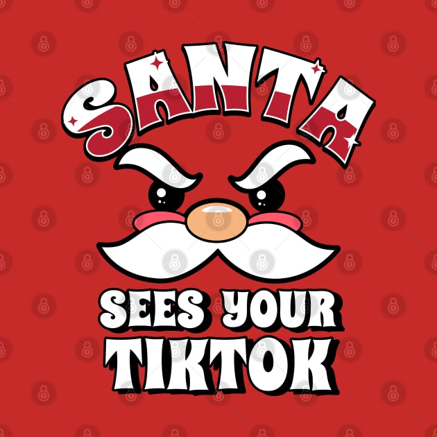 Funny Santa Claus Christmas Tiktok Tik Tok Funny Xmas Meme by BoggsNicolas