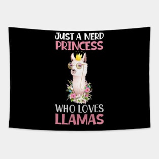 Just a nerd princess who loves llamas Tapestry