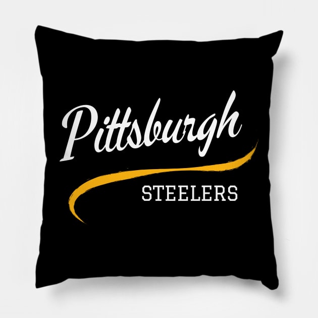 Steelers Wavy Pillow by CityTeeDesigns